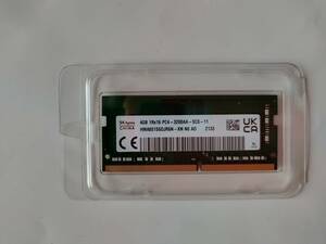 【USED】SK hynix ノートPC用増設メモリ 4GB DDR4 3200MT/s(PC4-3200) CL22 SODIMM 260pin