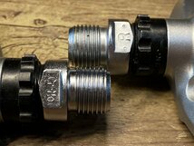 HF313 シマノ SHIMANO PD-A530 ビンディングぺダル SPD 片面フラット シルバー ※錆び有、回転スムーズ_画像2