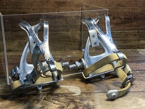 HI332 カンパニョーロ Campagnolo コーラス CHORUS Cレコード期 クリップ付ペダル 左ペダルシャフト固着 ジャンク