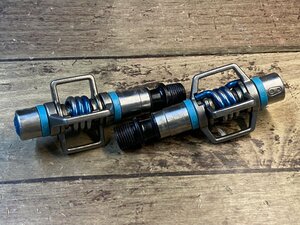 HJ267 クランクブラザーズ CRANK BROTHERS エッグビーター EGG BEATER 3 ビンディングペダル 青 シャフトに若干のガタ