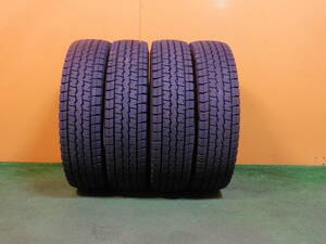 145/80R12 80/78N LT DUNLOP ライフ、ミラ、ミニカ 製造年2020 4本 バリ溝★C811