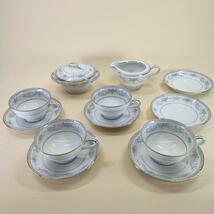 【美品】Noritake ノリタケ Colburn ティーセット カップ ソーサー コーヒーカップ アンティーク 花柄 食器_画像1