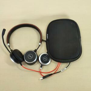 【動作確認済み】 Jabra ヘッドセット HSC-017 ENC010 ヘッドホン マイク 会議 リモート オンライン ジャブラ