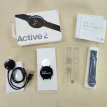 【美品】 Samsung Galaxy Watch Active2 40mm ブラック SM-R830 スマートウォッチ 活動量計 健康管理_画像1