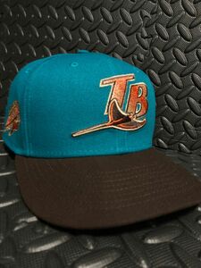 ニューエラ　TAMPA BAY DEVIL RAYS newera 59fifty 5950 ニューエラキャップ　上沢直之