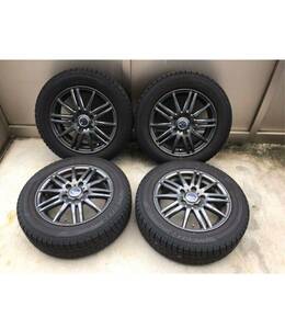 バリ山フリードで使用 アルミ＆スタッドレスセット ヨコハマiG50+ 185/65R15 2019年 お得、関東圏無料お届け。タイヤパンク修理跡なし