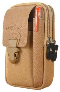 [ new goods ] belt bag khaki belt bag waist bag belt pouch storage belt 