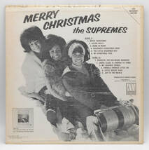 ★US ORIG MONO LP★THE SUPREMES/Merry Christmas 1965年 初回深溝紺ラベル 高音圧 CS付 珠玉のクリスマス・アルバム DIANA ROSS MOTOWN_画像2