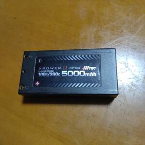 HiTEC XPOWER R-SPEC Lipoリポバッテリー　7.4v 5000mAh 100c/200c 中古