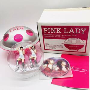 保管品 Pink Lady ピンクレディ UFO型 オリジナル DVD-BOX 2枚組 フィギュア LAST TOUR Unforgettable Final Ovation 箱付