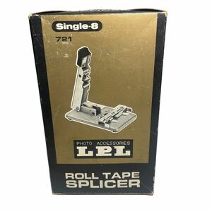 【福1209-4】レトロ　レア　ロールテープスプライサー LPL ROLL TAPE SPLICER シングル-8 721 8mmフィルム用 箱付　現状品