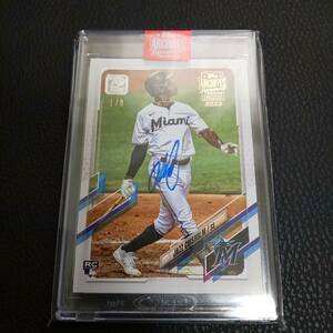 【Jazz Chisholm】バイバック 直筆サインカード 8枚限定 Auto 2022 Topps Archives Signatures Active Player Edition Miami Marlins