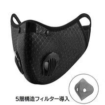 新品 送料無料 バイクマスク カジュアルフェイスマスク フェイスマスク ツーリング バイクマスク 防寒 防風 ハーフマスク 自転車マスク_画像1