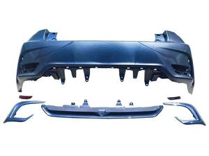 明日着 レクサス CT 10系 後期type リア バンパー リフレクター 未塗装 ウレタン製 CT200h 国内発送 即納 カスタム エアロ 外装 パーツ .