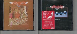 【送料無料】エアロスミス /Aerosmith - Toys In The Attic & Rocks【超音波洗浄/UV光照射/消磁/etc.】リマスター/2枚セット/70年代名盤