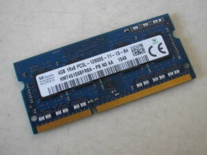 SK hynix製 PC3L-12800S SO-DIMM 4GB ノートPC用メモリ 送料140円～