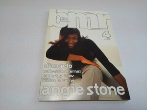 ▲　bmr　2000年4月号　angie stone　ブラック・ミュージック・リヴュー Black Music Review　※管理番号 pa2520