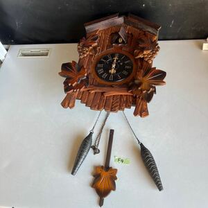 q F4 120サイズ発送　中古　CITIZEN シチズン 木製 レトロ 鳩時計 