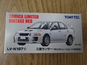 トミカ リミテッド ヴィンテージ ネオ 三菱 ランサー RS エボリューション V 98年式 LV-N187c 1/64 TOMICA MITSUBISHI LANCER EVOLUTION