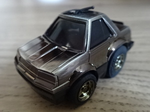 日本製 ダンロップタイヤ チョロQ ニッサン スカイライン RS-TURBO C ハイメッキ 鉄仮面 ミニカー NISSAN SKYLINE Toy car Miniature