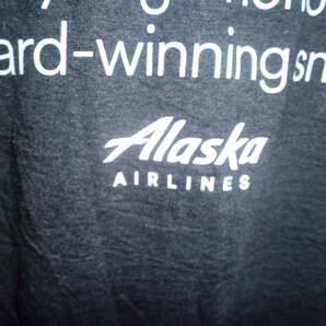 アメカジ 長Tシャツ アラスカ航空会社の画像4