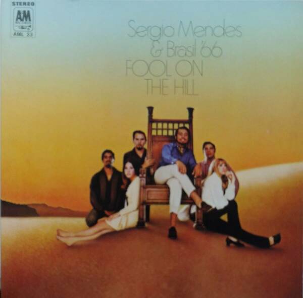 匿名・送料無料！　セルジオ・メンデス/Sergio Mendes & Brasil '66　LP「フール・オン・ザ・ヒル/Fool on the Hill 」ジャケットカビ臭