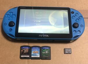 【ゲームプレイ可】SONY PSVITA PCH 2000 ソフト付き