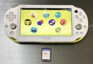 【ゲームプレイ可】SONY PS-Vita PCH 2000 ソフト付き　16GBメモリーカード