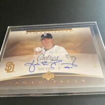 2005 UD ARTIFACTS JAKE PEAVY autograph auto upper deck ピービー　サイン　直書き　75枚限定_画像1