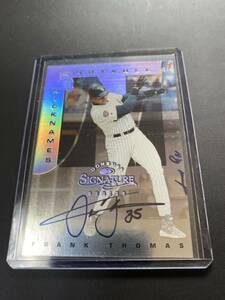 1997 DONRUSS SIGNATURE NOTABLE NICKNAMES FRANK THOMAS autograph auto フランク　トーマス　サイン　ニックネイム　200枚限定　激レア