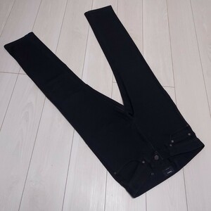 TheoryセオリーRaffi Slim-FitストレッチブラックスキニーデニムパンツW28 トルコ製