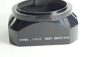 hiD-02★送料無料 並品★PENTAX STANDARD LENS 1.4-1.7 50mm プラスチック製 角型レンズフード フィルター径49mm