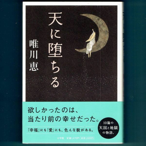 ◆送料込◆『天に堕ちる』直木賞作家・唯川恵（初版・元帯）◆ (107)