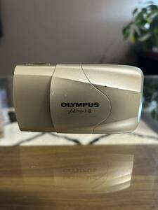 OLYMPUS オリンパス mju II ミュー コンパクトカメラ フィルム コンパクトフィルムカメラ フィルムカメラ シルバー 