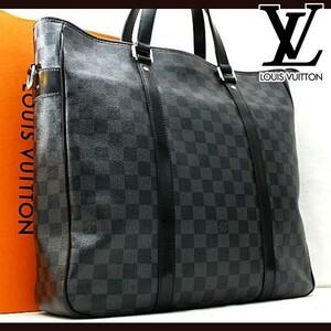 ★極美品★ ルイヴィトン Louis Vuitton ダミエグラフィット タダオPM トートバッグ メンズ N41259 定価約24万 23120303