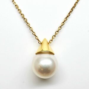 TASAKI(田崎真珠)◆K18 アコヤ本真珠ネックレス◆D 約2.3g 約38.5cm パール pearl ジュエリー jewelry necklace EA3/EA3