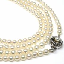 ◆アコヤ本真珠 ベビーパールロングネックレス◆D 約28.2g 約107.5cm 4.0-4.5真珠 パール pearl ジュエリーjewelry necklace DD2/EE0_画像1