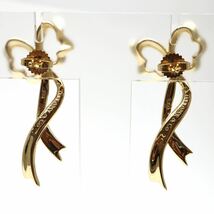 TIFFANY&Co.(ティファニー）◆K18(750) ボウリボンピアス◆D 約10.5g ribbon earring pierce ジュエリー jewelry EH3/EI5_画像3