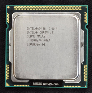 (送料無料) Intel Core i3-540 SLBMQ LGA1156 Socket1156 Clarkdale (動作確認済 中古品) (管:SAC60