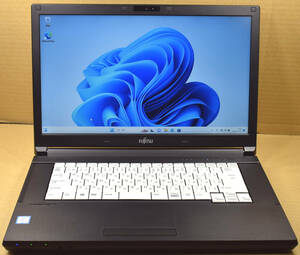 1円スタート 富士通 LIFEBOOK A577/R Core i3 7100U 8GB SSD:256GB DVDマルチ 15.6TFT(HD) Web-Camera Windows11 Office2021 (管:A00