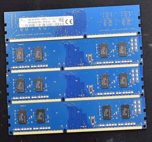 8GB (2GB 4枚組) PC3-12800 PC3-12800U DDR3-1600 240pin non-ECC Unbuffered DIMM 1Rx16 (4chip) 1.5V SK-Hynix (管:SA5478 x4s