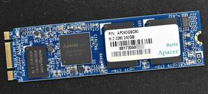 1円スタート Apacer AP240GSG80 240GB SATA M.2 2280 SSD (使用時間10H(使用時間短い) 書込総容量:240GB) MLC 東芝チップ搭載 (管:MS2E-1