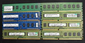 16GB (2GB 8枚セット) PC3-12800 PC3-12800U DDR3-1600 240pin non-ECC Unbuffered DIMM 1Rx8 メーカー色々 (管:SA5622