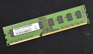 4GB 1枚 PC3-12800 PC3-12800U DDR3-1600 240pin non-ECC Unbuffered DIMM 2Rx8 SanMax (管:SA5598