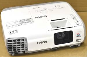 1円スタート EPSON EB-950WH 高輝度 3000ルーメン WXGA 液晶プロジェクター H685D (ランプ 高:1072H 低:53H) エアフィルター新品 (管:PE01