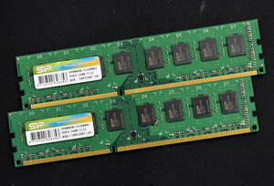 1円スタート 16GB (8GB 2枚組) PC3-12800 PC3-12800U DDR3-1600 240pin non-ECC Unbuffered DIMM SiliconPower 1.5V (管:SA5326-3E