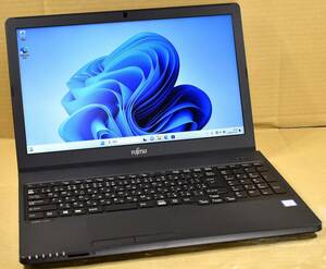 富士通 LIFEBOOK A359/BX Core i3 8130U(第8世代) メモリー:8GB SSD:240GB DVDマルチ 15.6TFT(HD) Windows11 Office2021 (管:FD00