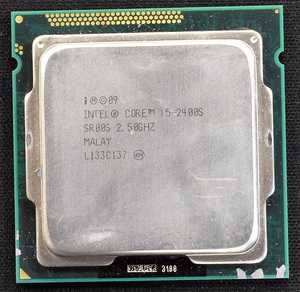 Intel Core i5-2400S SR00S LGA1155 Socket1155 Sandy Bridge 第2世代 Core i5 2400S (動作確認済 中古品) (管:SAC70