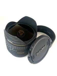 美品 シグマ SIGMA 15mm F2.8 EX FISHEYE 180° 魚眼レンズ カメラ用 レンズ kk112908