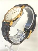 SEIKO セイコー LASSALE ラサール 5A54-0109 腕時計 クォーツ メンズ ラウンドフェイス ゴールド 白文字盤 未稼働 mt111701_画像4